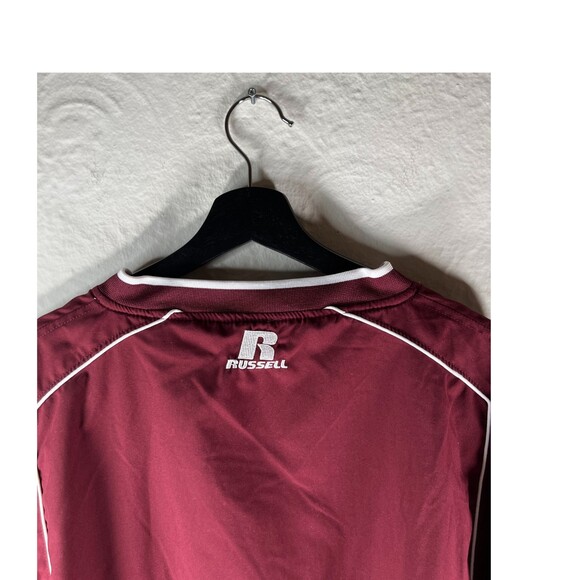 Russell Men's Athletic Jacket Size M Maroon Sweatshirt Pullover Knights Team - Picture 9 of 13